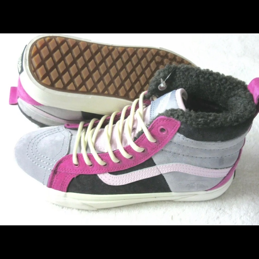 VANS SK8-HI 46 MTE DX Lilac Grey Suede Shoes Boots
